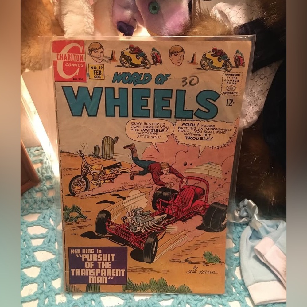 1968 World of Wheels No.19 comic book